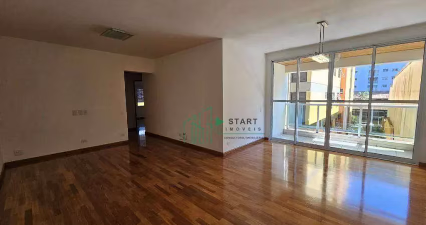 Apartamento com 3 dormitórios para alugar, 125 m² por r$ 5.675,00/mês - jardim - santo andré/sp