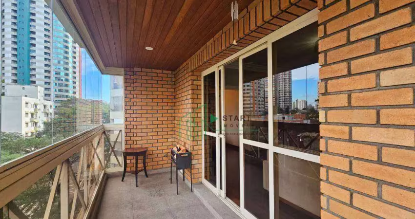 Apartamento com 4 dormitórios para alugar, 310 m² por r$ 15.100/mês - jardim - santo andré/sp
