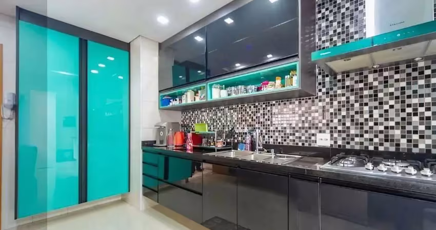 Apartamento à venda, 126 m² por r$ 1.400.000,00 - vila scarpelli - santo andré/sp