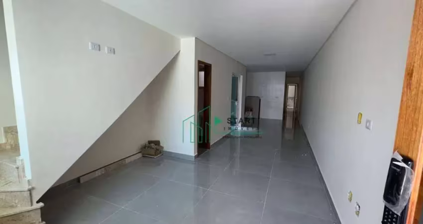 Sobrado novo à  venda, 03 quartos, 02 vagas, 140m², vila camilópolis- santo andré/sp.