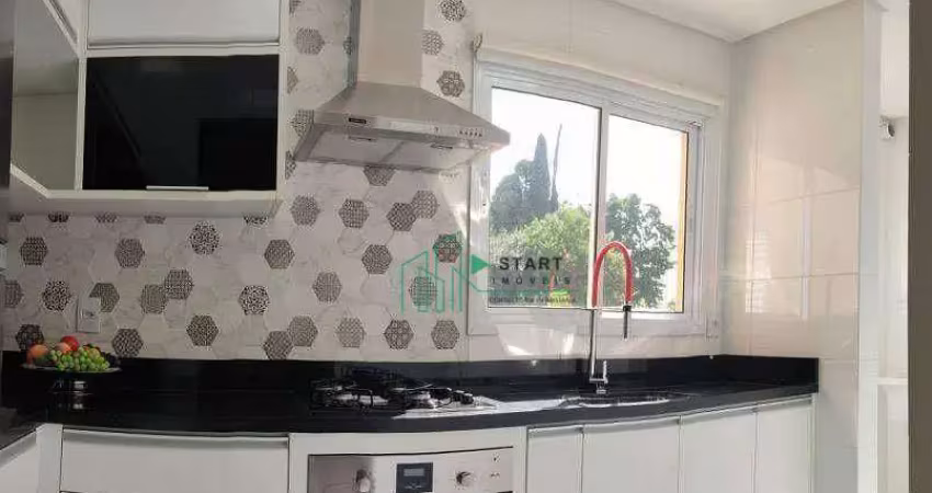 Apartamento à venda, 02 quartos, 02 vagas, 63m², campestre - santo andré/sp.