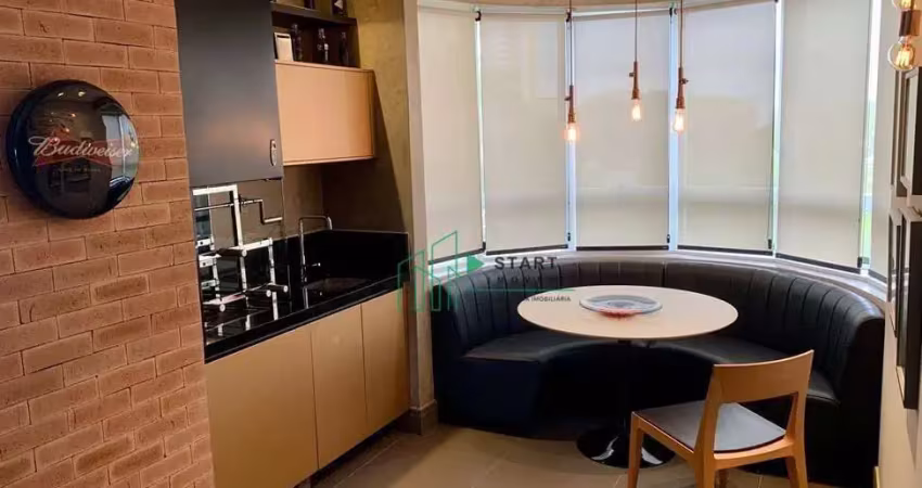 Apartamento alto padrão à venda, lazer completo, 4 suítes, 4 vagas, 227m², b. jardim - santo andré/sp.