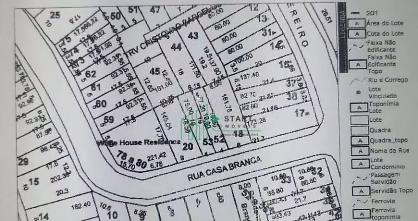 Terreno à venda, 194 m² por r$ 379.000,00 - casa branca - santo andré/sp