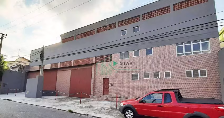 Galpão, 2260 m² - venda por r$ 5.800.000,00 ou aluguel por r$ 54.837,56/mês - jardim santo antônio - santo andré/sp