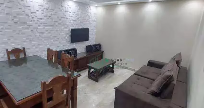 Cobertura com 3 dormitórios, 118 m² - venda por r$ 750.000 ou aluguel por r$ 4.245/mês - vila scarpelli - santo andré/sp