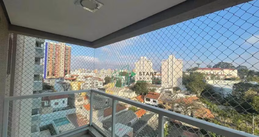 Apartamento com 3 dormitórios para alugar, 103 m² por r$ 5.505,00/mês - jardim - santo andré/sp