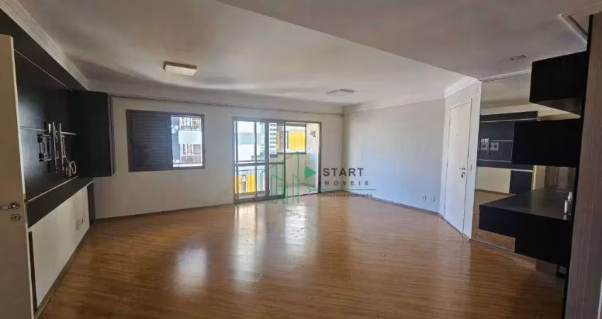 Apartamento com 3 dormitórios para alugar, 123 m² por r$ 6.659/mês - jardim - santo andré/sp
