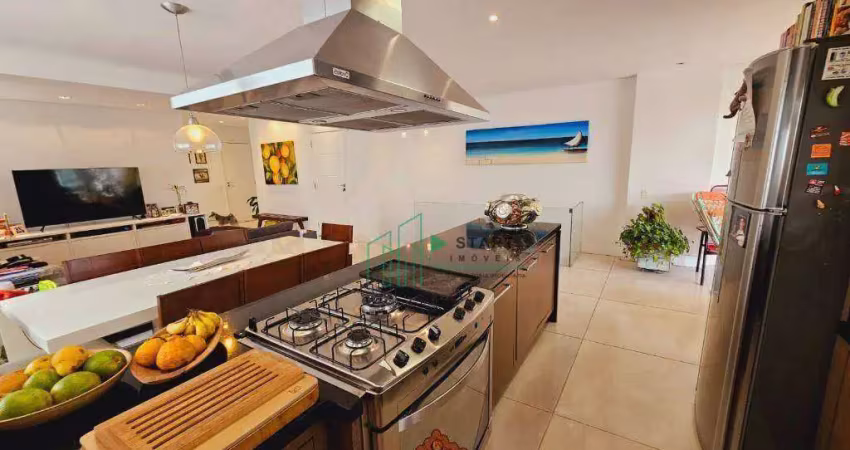 Cobertura com 3 dormitórios para alugar, 250 m² por r$ 11.482/mês - jardim - santo andré/sp