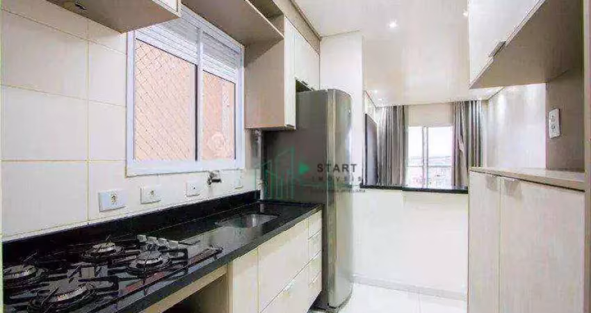 Apartamento com 2 dormitórios à venda, 54 m² por r$ 370.000,00 - vila humaitá - santo andré/sp