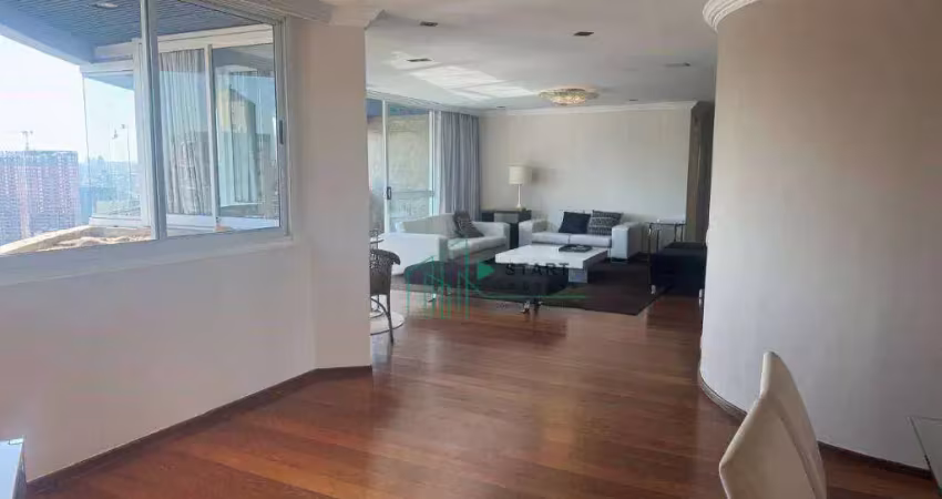 Apartamento para alugar, 296 m² por r$ 17.400,00/mês - jardim - santo andré/sp