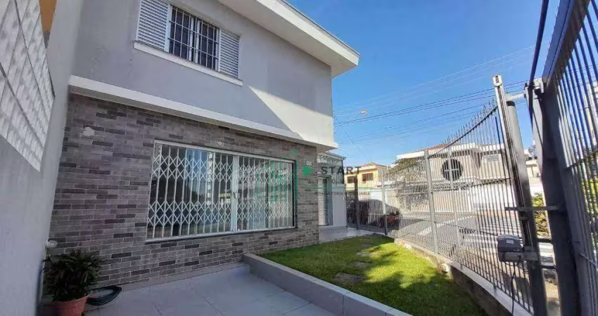 Sobrado com 3 dormitórios para alugar, 186 m² por r$ 7.435/mês - jardim - santo andré/sp
