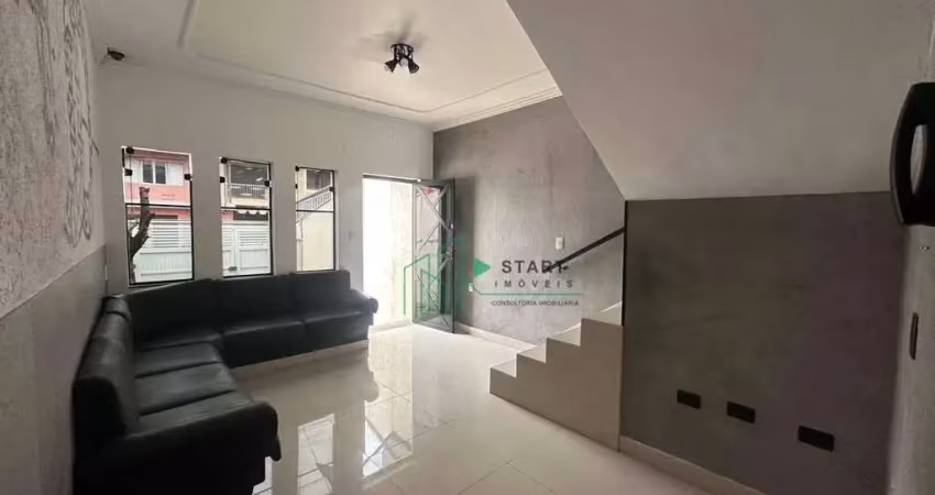 Sobrado para alugar, 100 m² por r$ 3.742/mês - vila bastos - santo andré/sp
