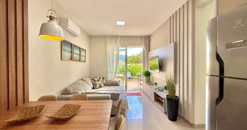 Piscina privativa! apartamento 2 quartos na praia de palmas, com 106m2