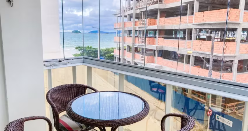 Pé na areia! apartamento vista para o mar, com 3 dormitórios na praia de palmas ️