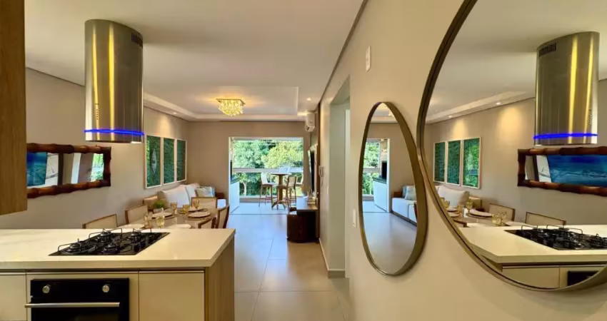Lindo apartamento mobiliado e decorado! 2 quartos sendo 1 suíte, na praia de palmas para venda