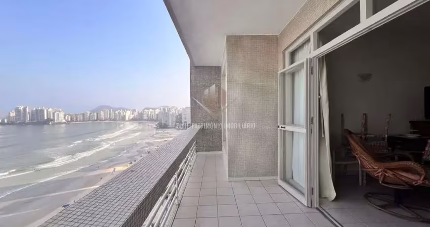 Apartamento alto padrão de frente para o mar praia das pitangueiras sp!