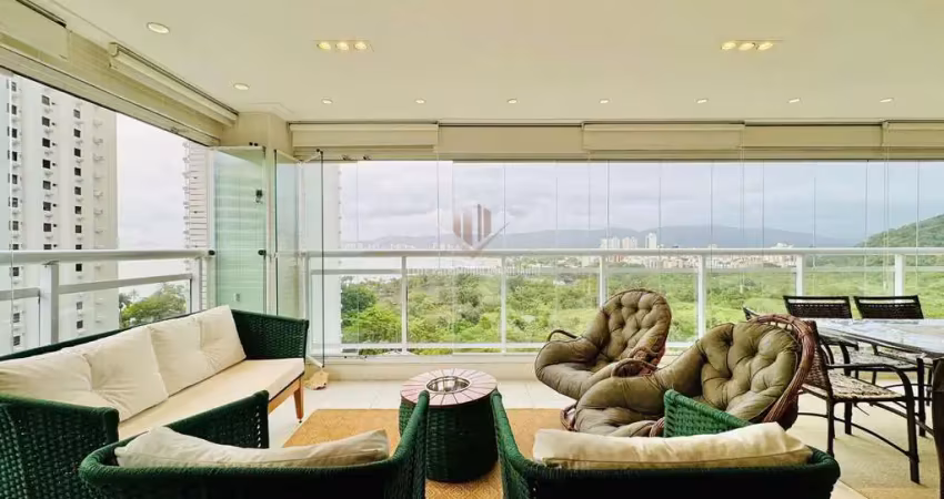 Apartamento alto padrão na praia da enseada, guarujá/sp