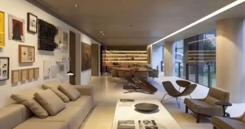 Edifício com conceito único , apto alto padrão, em área nobre  pinheiros,  com 3 suítes, living amplo  para 3 ambientes ,3 vagas de garagem .