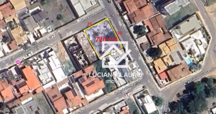 Terreno esquina à venda, 720 m² por r$ 790.000 - candeias - vitória da conquista/ba