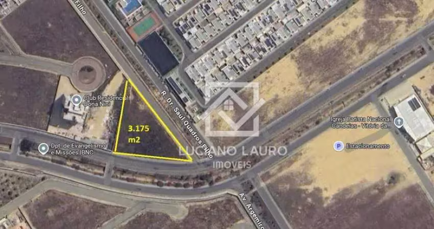 Terreno à venda, 3175 m² área de esquina - boa vista - vitória da conquista/ba