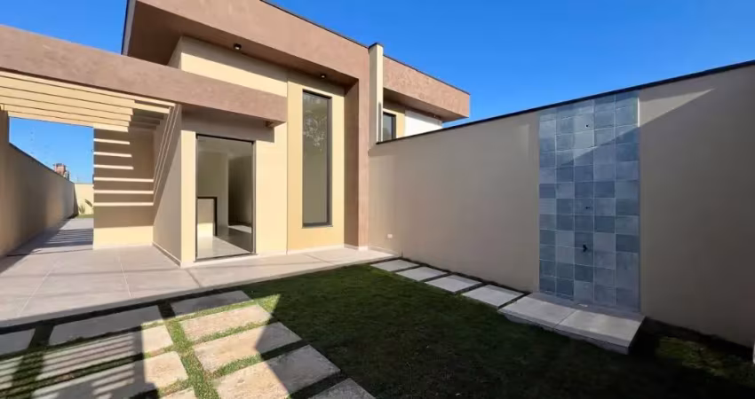 Design moderno, pé direito duplo e piscina privativa — sua nova casa em itanhaém/sp!