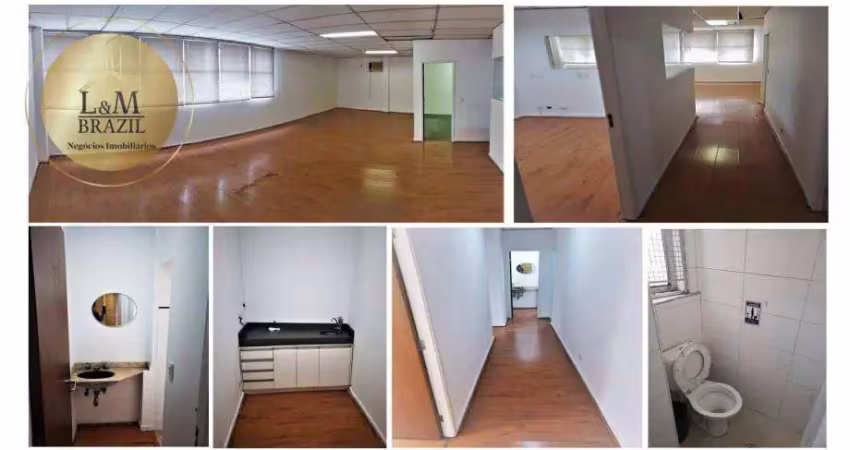 Sala comercial com 3 salas para alugar na Rua do Bosque, Barra Funda, São Paulo