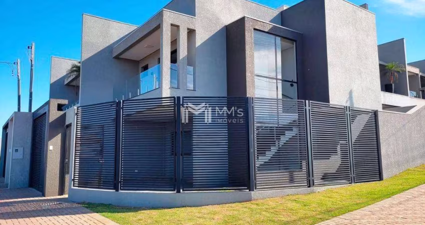 Sobrado à venda em Cascavel, Recanto Tropical, com 3 quartos, com 111.32 m²