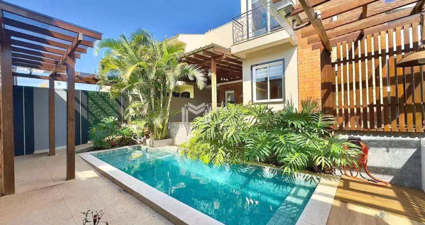 Sobrado à venda em cascavel, cataratas, com 4 quartos, com 268 m², condominio residencial gramado ii