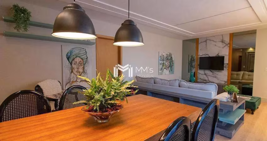 Apartamento à venda em cascavel, centro, com 2 quartos, com 103.5 m², edificio tulipa