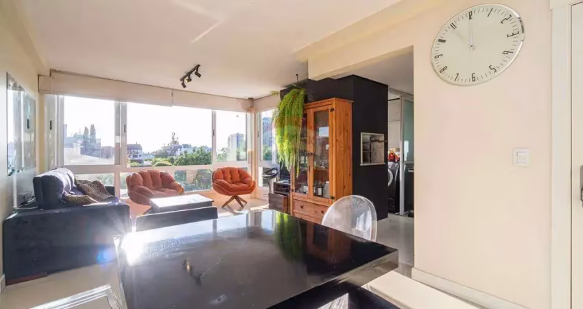 Apartamento à venda no bairro menino deus — 80m², 3 dormitórios e vista para as copas das árvores!