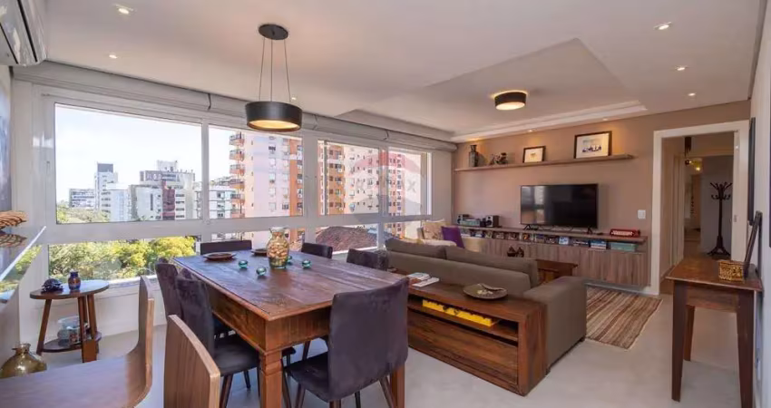 Apartamento à venda  projetado e mobiliado com 90 m, 2 suítes, lavabo, churrasqueira, infraestrutura e rooftop! 2 vagas- menino deus -r$ 1.010.000,00