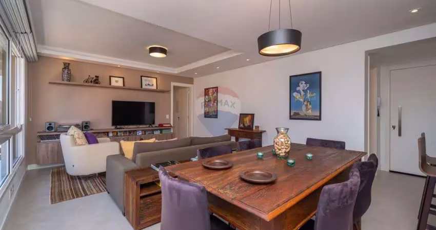 Apartamento à venda  projetado e mobiliado com 90 m, 2 suítes, lavabo, churrasqueira, infraestrutura e rooftop! 2 vagas- menino deus -r$ 1.010.000,00