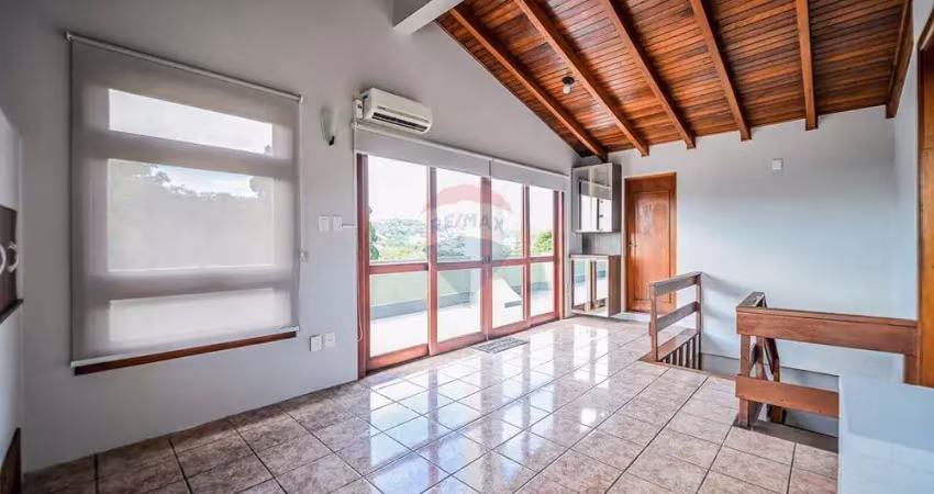 Imperdível cobertura 3 dormitórios em teresópolis com 2 vagas cobertas e posição solar privilegiada