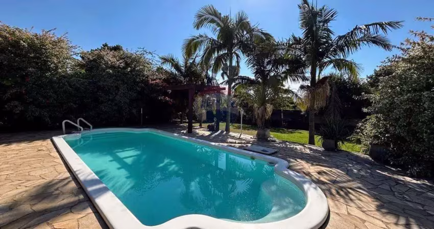 Recanto em charqueadas: casa com piscina, 1200 m² de terreno