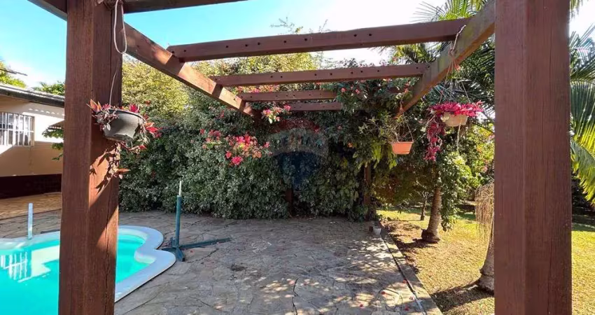 Recanto em charqueadas: casa com piscina, 1200 m² de terreno
