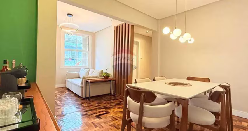 'viva no charme do centro histórico: apartamento reformado e mobiliado'