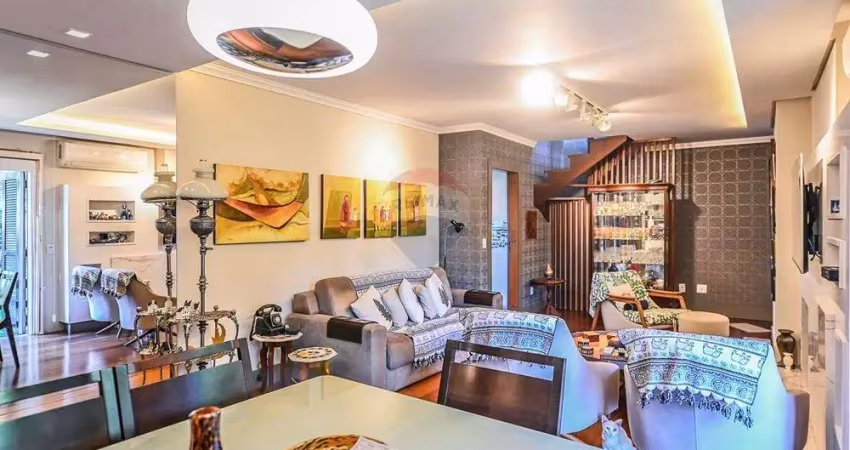 Cobertura estilo casa,  totalmente reformada, 4 d sendo 2 suites - bairro cristal