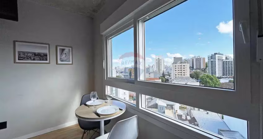 Apartamento stúdio , mobiliado, decorado e equipado, pronto para morar ou investimento., na rua dona eugênia, n. 415, bairro santa cecilia.