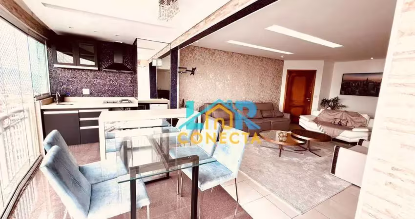 Apartamento com 3 dormitórios para alugar, 200 m² por r$ 13.000,00/mês - ponta da praia - santos/sp