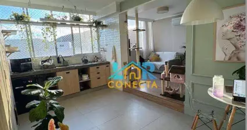 Apartamento com 1 dormitório à venda, 41 m² por r$ 403.000,00 - josé menino - santos/sp