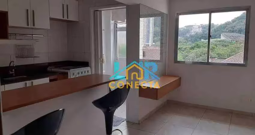 Apartamento com 1 dormitório à venda, 40 m² por r$ 250.000,00 - vila matias - santos/sp
