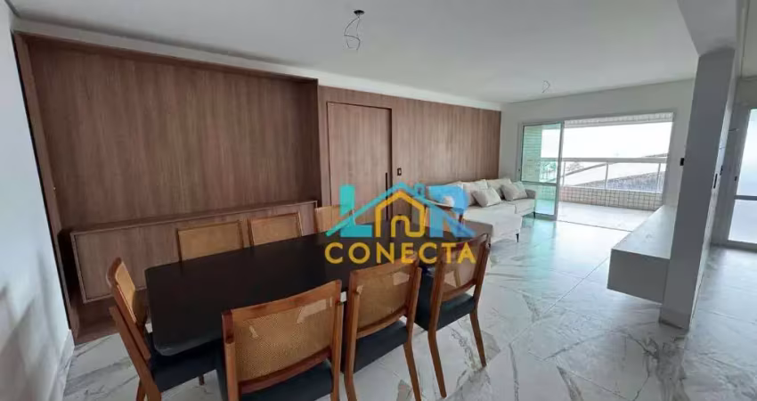 Apartamento com 3 dormitórios à venda, 126 m² por r$ 1.250.000,00 - aviação - praia grande/sp