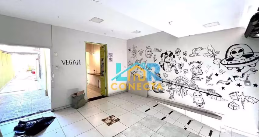 Loja para alugar, 157 m² por r$ 5.800,00/mês - vila belmiro - santos/sp