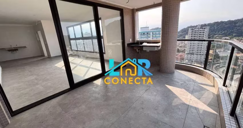 Apartamento com 3 dormitórios à venda, 132 m² por r$ 1.890.000,00 - canto do forte - praia grande/sp