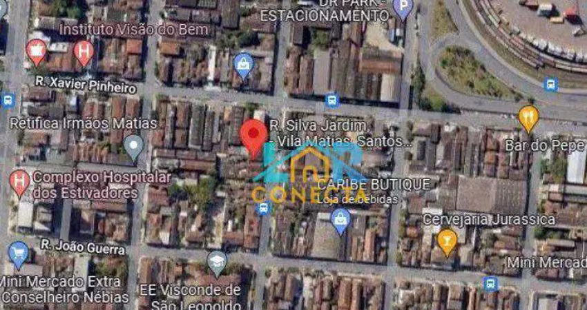 Terreno à venda, 1250 m² por r$ 3.750.000,00 - vila matias - santos/sp