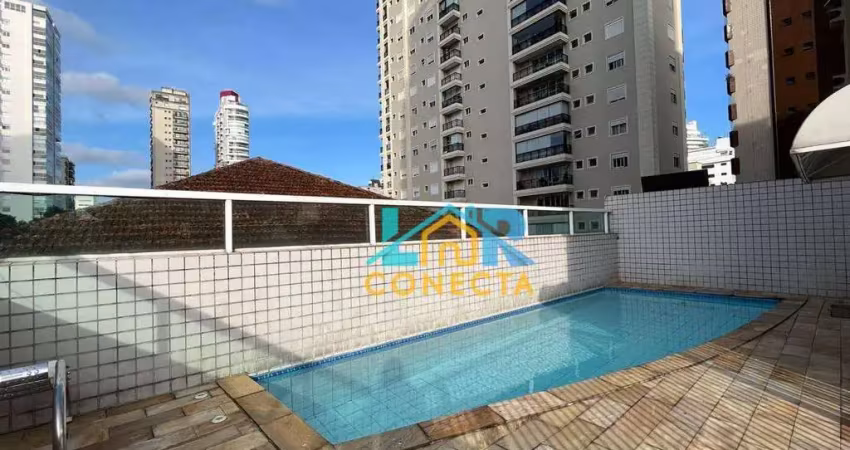 Apartamento garden com 3 dormitórios, 168 m² - venda por r$ 1.346.000,00 ou aluguel por r$ 15.000,00/mês - gonzaga - santos/sp