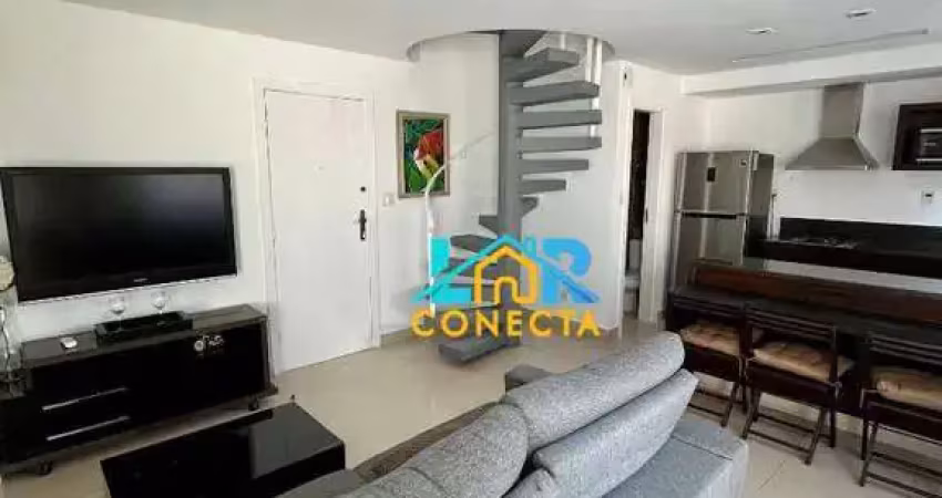 Flat com 1 dormitório para alugar, 83 m² por r$ 4.800,00/mês - ponta da praia - santos/sp