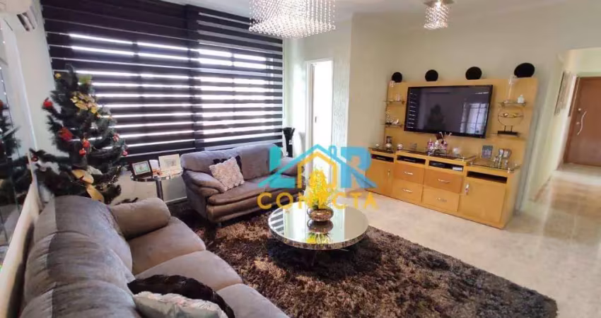 Apartamento com 3 dormitórios à venda, 110 m² por r$ 590.000,00 - campo grande - santos/sp