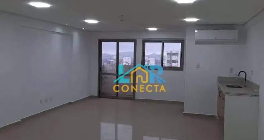 Sala, 49 m² - venda por r$ 260.000,00 ou aluguel por r$ 262.500,00/mês - marapé - santos/sp