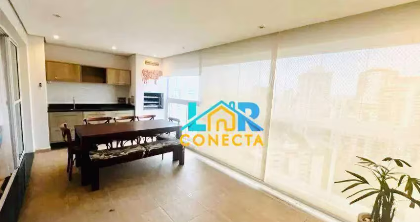 Apartamento com 3 dormitórios para alugar, 132 m² por r$ 11.000,00/mês - ponta da praia - santos/sp